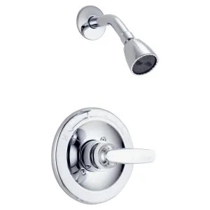Delta BT13210 Delta Foundations Monitor 13 Series Single-Handle Shower Faucet with 2-Setting Showerhead, Touch-Clean, 1.75 GPM, Lever Handle, Chrome - BT13210