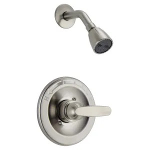 Delta BT13210-SS Delta Foundations Monitor 13 Series Single-Handle Shower Faucet with 2-Setting Showerhead, Touch-Clean, 1.75 GPM, Lever Handle, Stainless - BT13210-SS