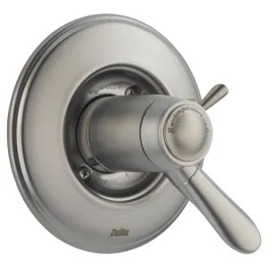 Delta T17T038-SS Delta Lahara TempAssure 17T Series Two-Handle Valve Trim, Lever Handles, Stainless Steel - T17T038-SS