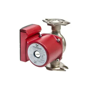 Grundfos 59896781 Grundfos UPS 15-55 SUC 1-Phase Circulator Pump w/ Check Valve, 1/12 HP, 25.1 GPM, 115V, Stainless Steel, 1-1/4