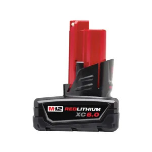 Milwaukee 48-11-2460 Milwaukee 48-11-2460 M12 REDLITHIUM XC6.0 Battery Pack Extended Capacity