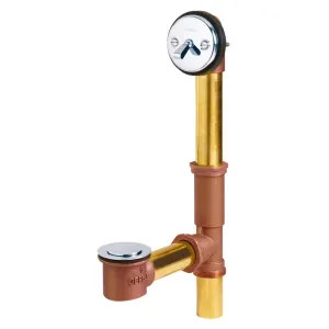 Gerber G0041808 Gerber 41-808 Gerber Classics Brass Pop-Up Drain with Pre-Set Adjustable Linkage