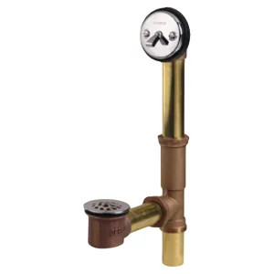 Gerber G004181275 Gerber 41-812-75 Gerber Classics Brass Trip Lever Drain with Pre-Set Adjustable Linkage