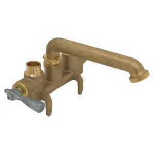 Gerber G0049536 Gerber 49-536 Gerber Classics Two Handle Clamp-on Combination Laundry Faucet, Rough Brass