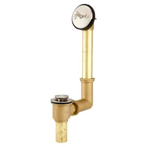 Gerber G00N1801 Gerber N1-801 Gerber Classics Brass Pop-Up Drain with Pre-Set Adjustable Linkage