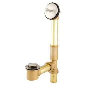 Gerber G00N1802 Gerber N1-802 Gerber Classics Brass Pop-Up Drain with Pre-Set Adjustable Linkage