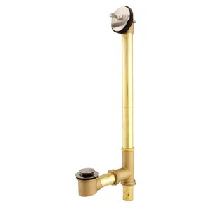 Gerber G00N1803 Gerber N1-803 Gerber Classics Brass Pop-Up Roman Tub Drain with Pre-Set Adjustable Linkage