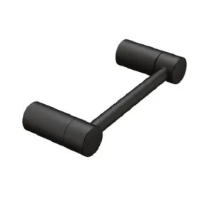 Moen YB0408BL Moen YB0408BL Matte Black Align Pivoting Toilet Paper Holder