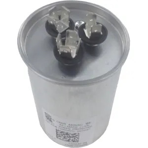 Lennox 89M77 Lennox 89M77 Dual Run Capacitor, 40/5 MFD, 440 VAC, Round