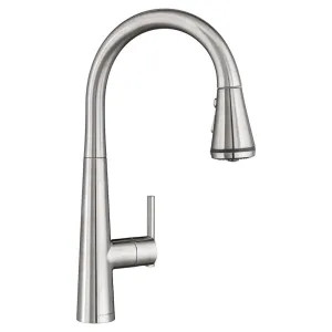 American Standard 4932.300.075 American Standard Edgewater Single Handle Pull-Down Kitchen Faucet w/ SelectFlo, Stainless Steel - 4932.300.075