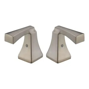 Delta H251SP Delta Dryden Metal Lever Handle Set for 3551LF Two-Handle Widespread Bathroom Faucet, ADA, SpotShield Stainless - H251SP