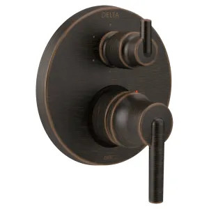 Delta T24959-RB Delta Contemporary Monitor 14 Series Valve Trim w/ 6-Function Diverter, Lever Handles, Venetian Bronze - T24959-RB