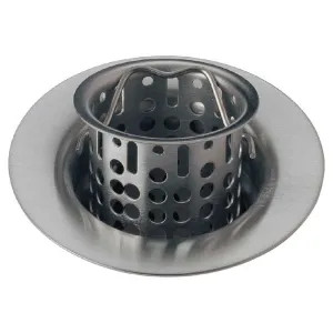 Brizo 69051-SS Brizo Rook Prep Flange and Strainer with Drop-In Basket with Lift Handle Brilliance Stainless - 69051-SS