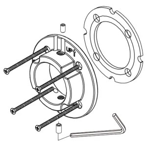 Brizo RP90020 Brizo RP90020 Mounting Base, Gasket, Wrench, and Screws