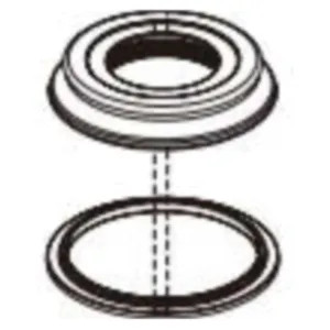 Delta RP84386SP Delta RP84386SP Spotshield Brushed Nickel Flange and Gasket