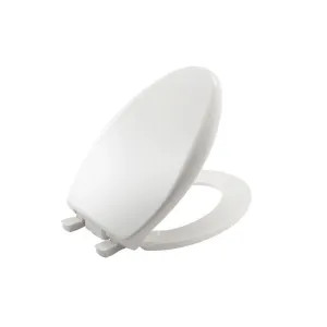 Bemis 1200E3NL-390 Bemis Affinity Elongated Toilet Seat, iLumaLight, STA-TITE, Super Grip Bumpers, Cotton White - 1200E3NL-390