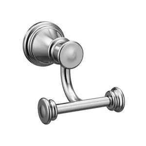 Moen YB6403CH Moen YB6403CH Chrome Belfield Double Robe Hook