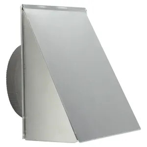 Broan 610FA Broan-NuTone Fresh Air Inlet Wall Cap for 10-inch Round Duc with Mesh Screen, Aluminum - 610FA