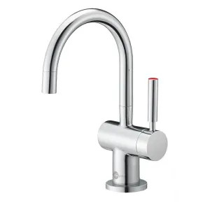 Insinkerator F-H3300C InSinkErator Indulge Modern Instant Hot Water Faucet, Chrome - F-H3300C