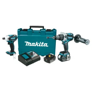 Makita XT252MB Makita XT252MB 18V LXT Lithium-Ion Brushless Cordless 2-Pc. Combo Kit (4.0Ah)