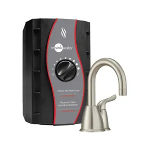 Insinkerator HOT150-SN InSinkErator Invite Instant Hot Water Faucet, Satin Nickel - HOT150-SN
