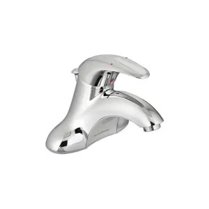 American Standard 7385.053.002 American Standard Reliant 3 Single-Handle Chrome Centerset Lavatory Faucet with Grid Drain, VR 0.5 GPM Spray, Indexed Lever Handle, Less Pop-Up Hole - 7385.053.002