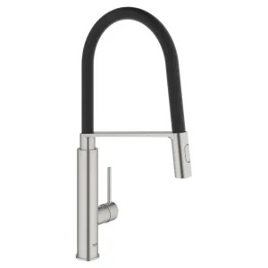 Grohe 31492DC0 Grohe Concetto Semi Pro Single-Handle Kitchen Faucet, SuperSteel Infinity Finish - 31492DC0