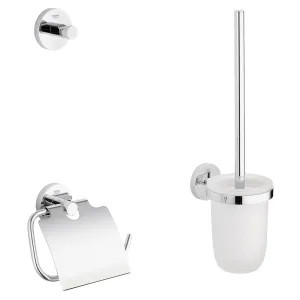 Grohe 40407001 Grohe 40407001 Essentials Accessory Kit 3-in-1, StarLight Chrome 
