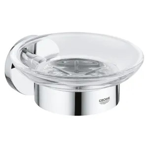 Grohe 40444001 Grohe 40444001 Essentials Soap Dish with Holder, Starlight Chrome