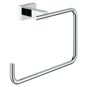 Grohe 40510001 Grohe 40510001 Essentials Cube Towel Ring, Starlight Chrome