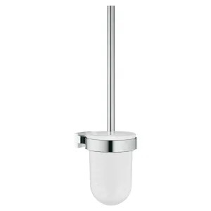 Grohe 40513001 Grohe 40513001 Essentials Cube Toilet Brush Set, StarLight Chrome