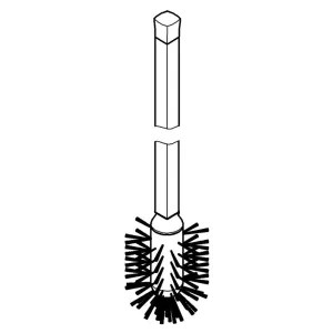 Grohe 40672000 Grohe 40672000 Universal Toilet Brush, StarLight Chrome