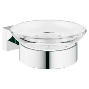 Grohe 40754001 Grohe 40754001 Essentials Soap Dish with Holder, Starlight Chrome