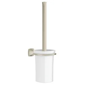 Grohe 40672EN0 Grohe 40672EN0 Universal Toilet Brush Set, Brushed Nickel 