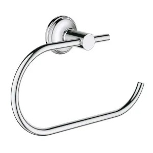 Grohe 40657001 Grohe 40657001 Essentials Authentic Toilet Paper Holder, StarLight Chrome