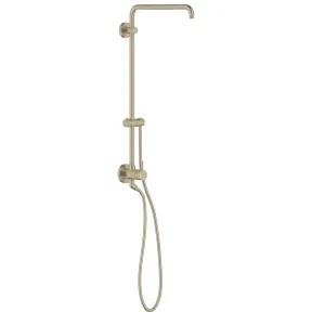 Grohe 26485EN0 Grohe Retro-Fit 25in Wall-Mounted Diverter Shower System with 17-11/16in Arm and 59in Rotaflex Hose, Less Head, Brushed Nickel - 26485EN0