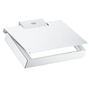 Grohe 40781000 Grohe 40781000 Selection Cube Toilet Paper Holder, StarLight Chrome