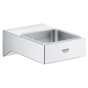 Grohe 40865000 Grohe 40865000 Selection Cube Holder, StarLight Chrome 
