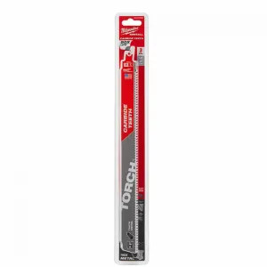 Milwaukee 48-00-5303 Milwaukee 48-00-5303 Sawzall 7TPI Torch Carbide Teeth 12