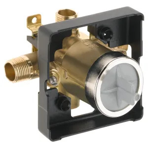 Delta R10000-UNWSHF Delta R10000-UNWSHF MultiChoice Universal Shower Rough-In Valve w/ Stops, Universal Inlets/Outlets, High Flow