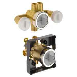 Delta R18000-XO Delta R18000-XO MultiChoice Universal Shower Rough-In Kit w/ Jetted XO Diverter Valve
