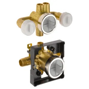 Delta R18000-XOWS Delta R18000-XOWS MultiChoice Universal Shower Rough-In Kit w/ Jetted XO Diverter Valve, Stops