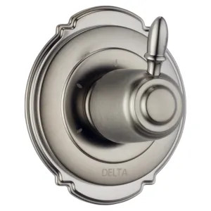 Delta T11855-SS Delta T11855-SS Victorian 3-Setting 2-Port Diverter Trim - Stainless