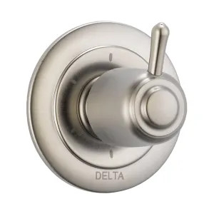 Delta T11900-SS Delta Classic 6-Function Diverter Valve Trim, Lever Handle, 3-Port, Stainless Steel - T11900-SS