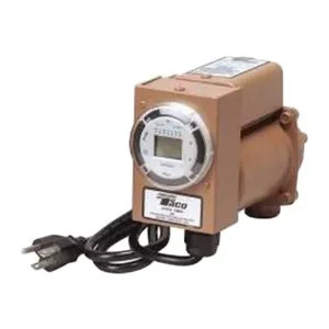 Taco 003-BC4-10PNP Taco Plumb n' Plug 1-Phase Wet Rotor Circulator Pump with Digital Timer, Flow Check, 1/40 HP, 7 GPM, 115V, Bronze, 3/4