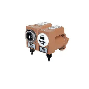 Taco 006-SC4-3PNP Taco Plumb n' Plug 1-Phase Cartridge Circulator Pump with Digital Timer, 1/40 HP, 11.5 GPM, 115V, Stainless Steel, Union - 006-SC4-3PNP