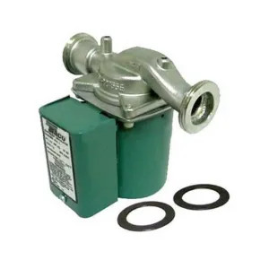 Taco 006-SC7-IFC Taco Plumb n' Plug 1-Phase Cartridge Circulator Pump with Integral Flow Check, 1/40 HP, 11.5 GPM, 115V, Stainless Steel, Union - 006-SC7-IFC