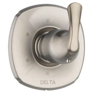Delta T11992-SS Delta T11992-SS Addison 6-Setting 3-Port Diverter Trim - Stainless 