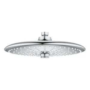 Grohe 26457000 Grohe Euphoria Three-Spray Function 10in Showerhead, SpeedClean Anti-Lime System, DreamSpray, Round Face, StarLight Chrome - 26457000 