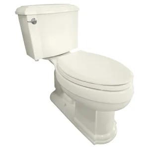 Kohler 3837-96 KOHLER K-3837-96 Devonshire Comfort Height Two-piece Elongated 1.28 gpf Chair Height Toilet, Biscuit